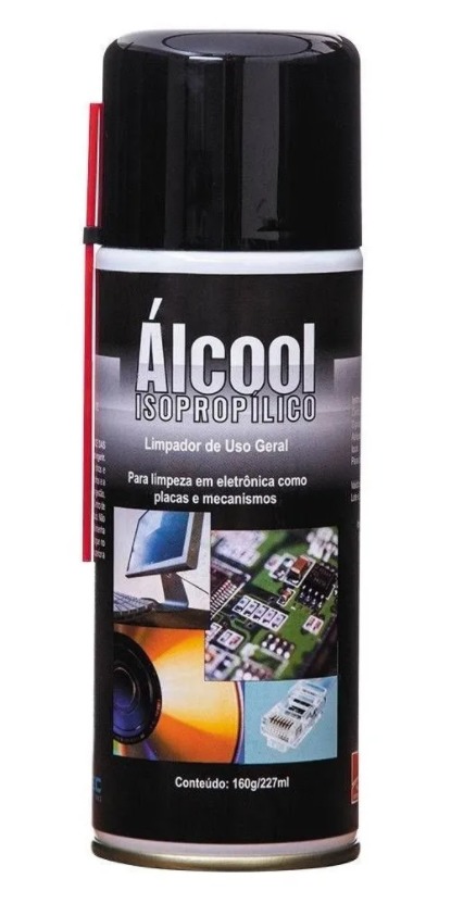 ALCOOL ISOPROPILICO SPRAY AEROSOL 227ML/160G 7.12.0106 IMPLASTEC