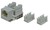 CONECTOR FEMEA RJ45 KEYSTONE CAT5E PACOTE COM 10 UNIDADES 21C100 
