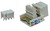 CONECTOR FEMEA RJ11 KEYST CAT3 6X4 PACOTE COM 10 UNIDADES 21C102 