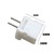 CONECTOR 2 PINOS MACHO 180G BRANCO